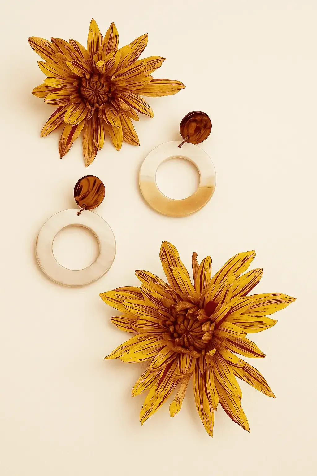 Kolczyki Amber Pearl Kolczyki Amber Pearl - Obraz 3