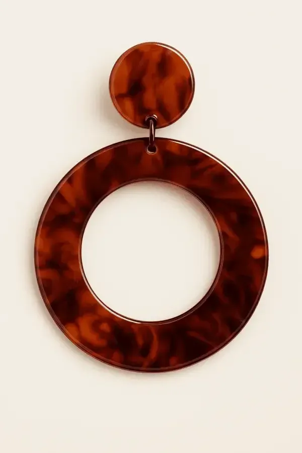 Kolczyki Karmelowy Krąg