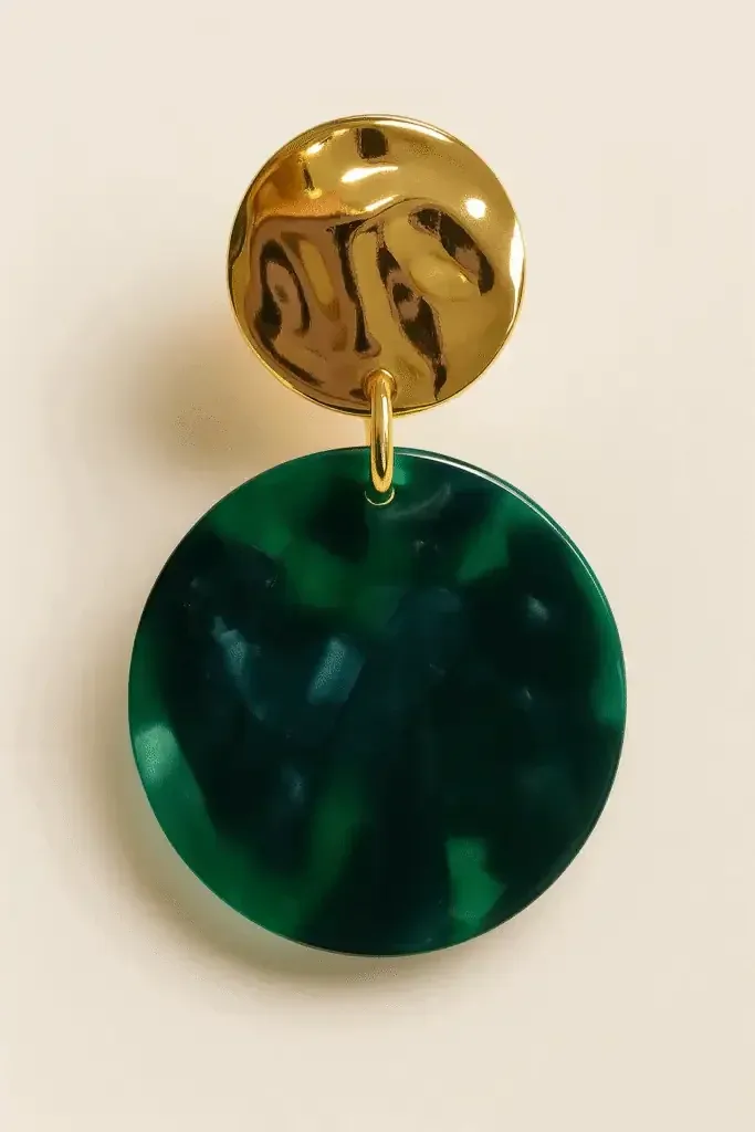 Kolczyki Szmaragdowa Elegancja