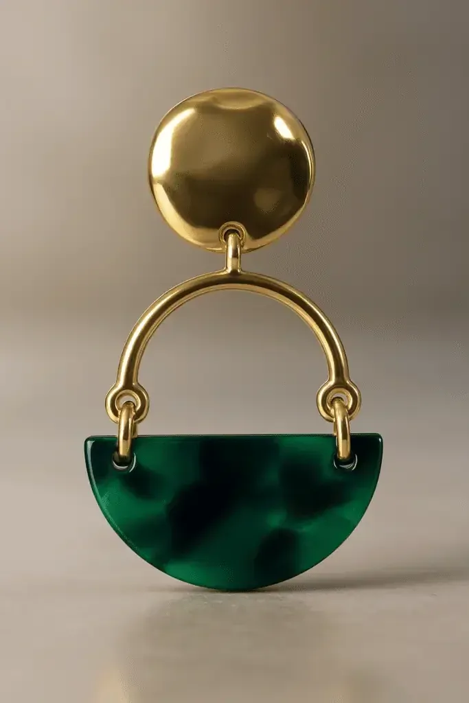 Kolczyki Zielona Harmonia