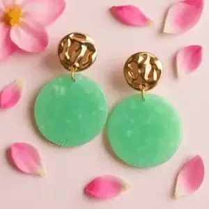 Kolczyki Zielony Blask