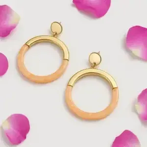 Kolczyki Peach Bloom