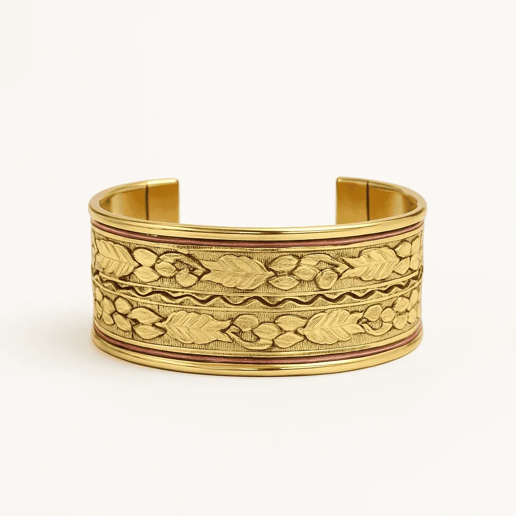 Etniczna Bransoletka Leaf India Indyjska etniczna bransoletka Leaf – ręcznie wykonana w Indiach