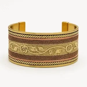 Indyjska etniczna bransoletka Rose Vine – ręcznie wykonana w Indiach