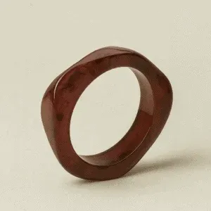 Bransoleta mosiężna Bordowa Orient – indyjska orientalna biżuteria ręcznie wykonana w Indiach