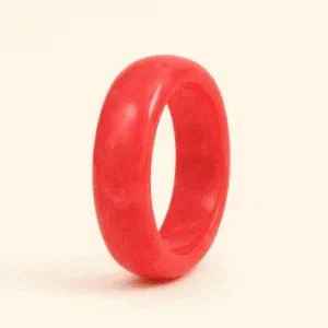 Bransoleta mosiężna Czerwona Orient – indyjska orientalna biżuteria ręcznie wykonana w Indiach